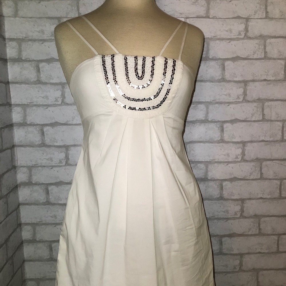 BCBG white dress